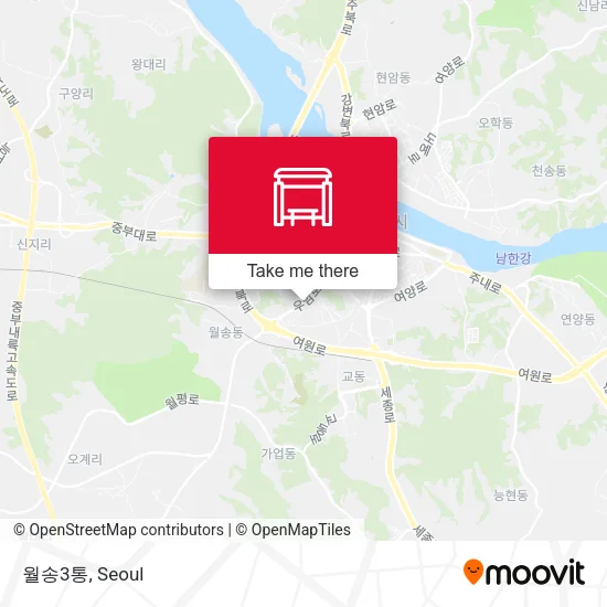 월송3통 map