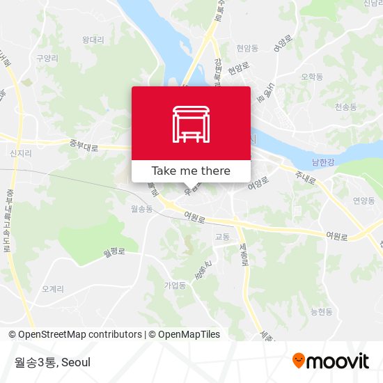 월송3통 map
