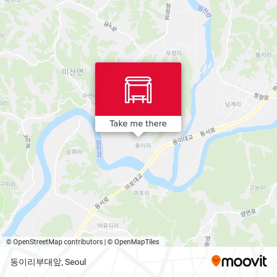 동이리부대앞 map