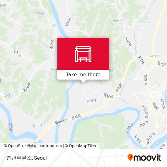 연천주유소 map