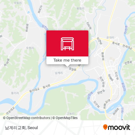 남계리교회 map