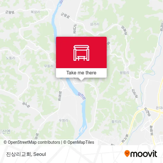 진상리교회 map