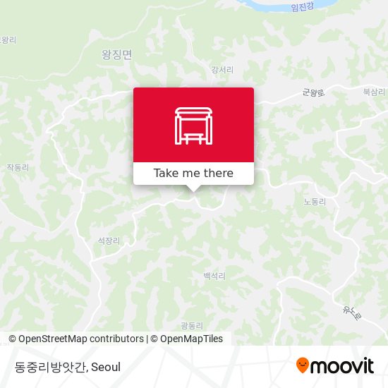 동중리방앗간 map