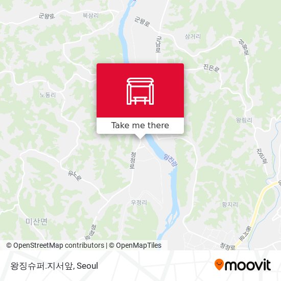 왕징슈퍼.지서앞 map