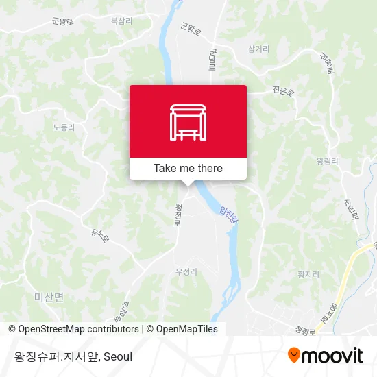 왕징슈퍼.지서앞 map