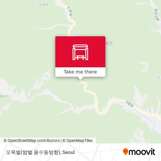 오목벌(밤벌.용수동방향) map
