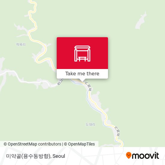 미약골(용수동방향) map