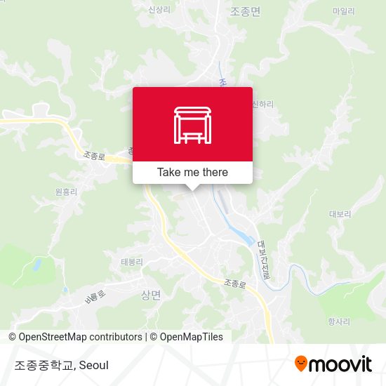 조종중학교 map