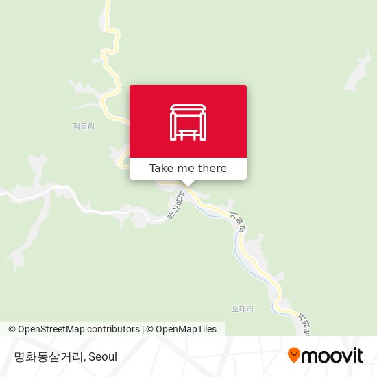 명화동삼거리 map