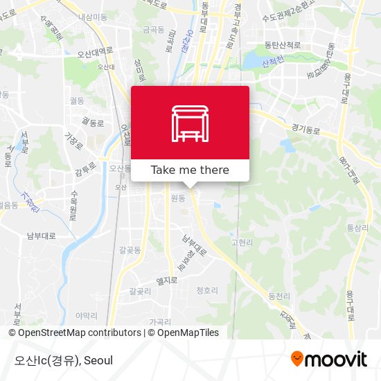 오산Ic(경유) map