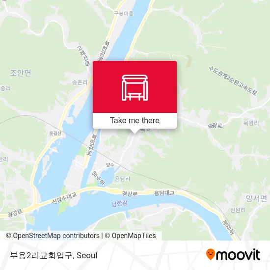 부용2리교회입구 map