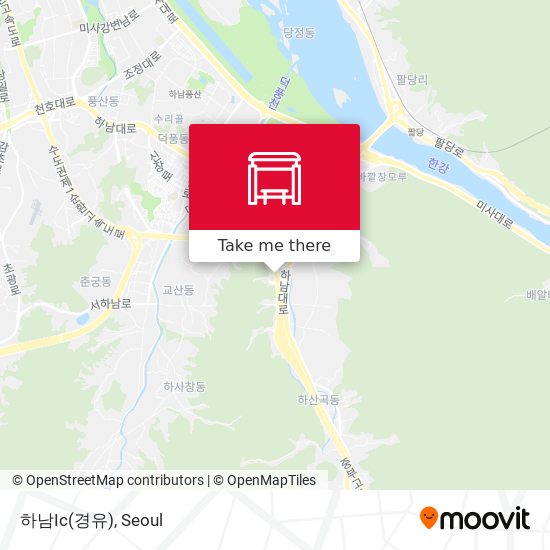하남Ic(경유) map