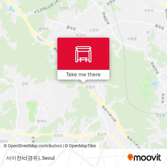 서이천Ic(경유) map