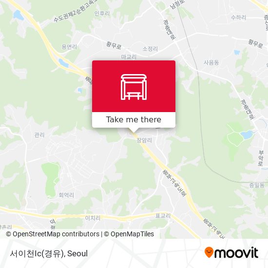서이천Ic(경유) map