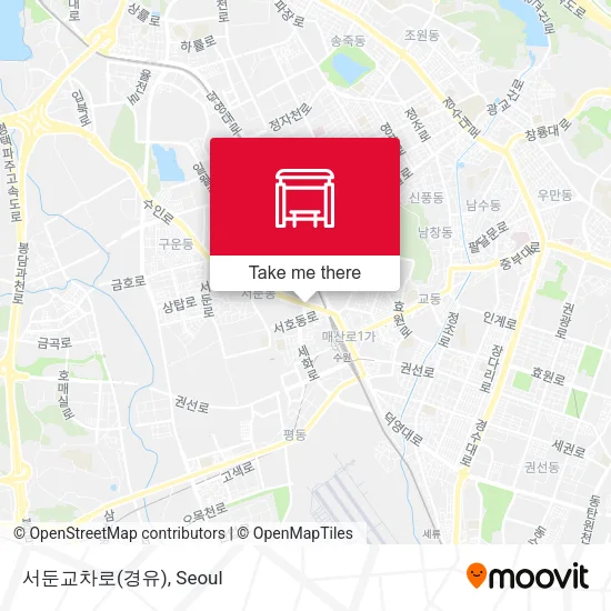 서둔교차로(경유) map