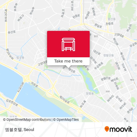 엠블호텔 map