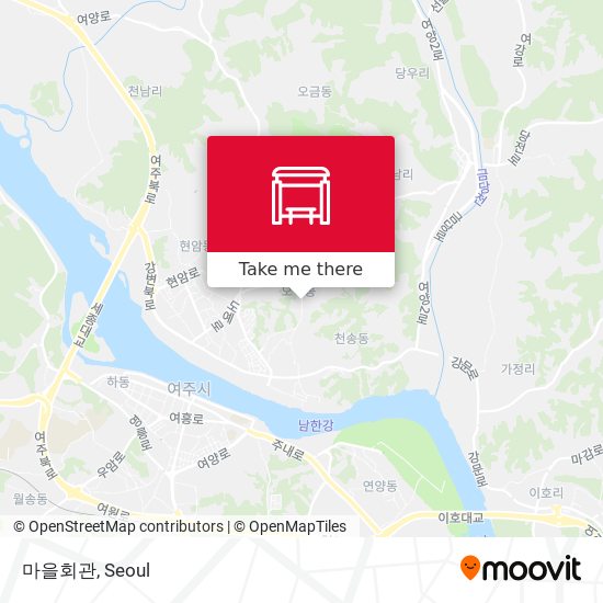 마을회관 map
