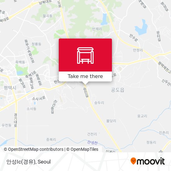 안성Ic(경유) map