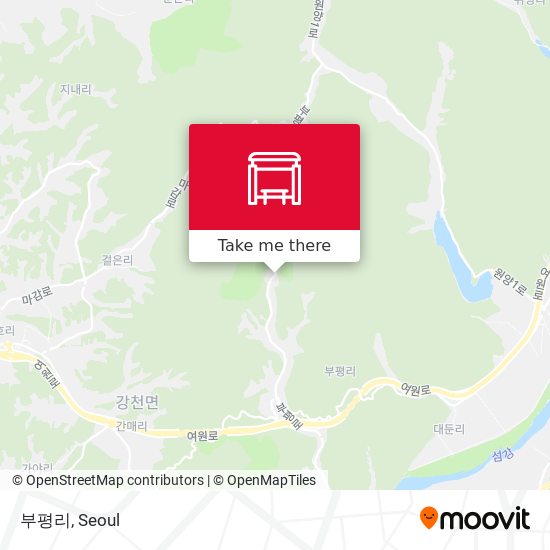 부평리 map