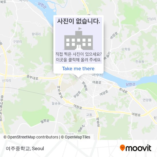 여주중학교 map