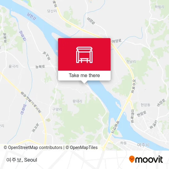 여주보 map