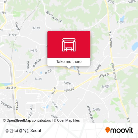 송탄Ic(경유) map