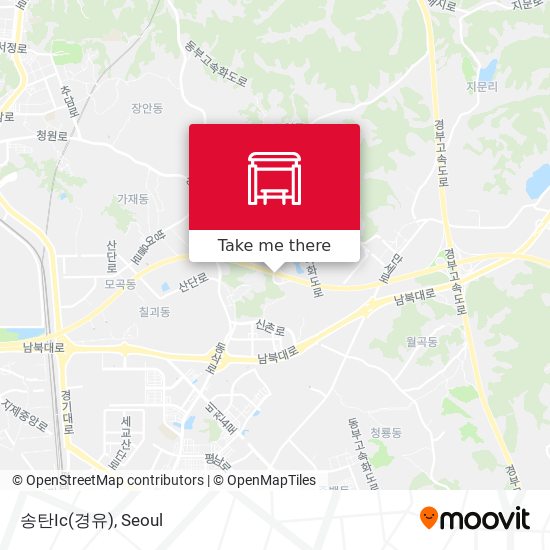 송탄Ic(경유) map