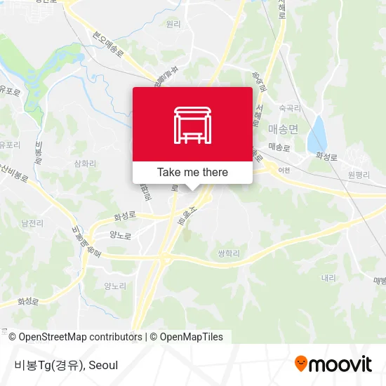 비봉Tg(경유) map