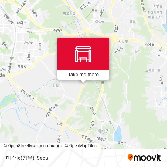 매송Ic(경유) map