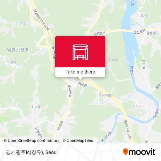 경기광주Ic(경유) map