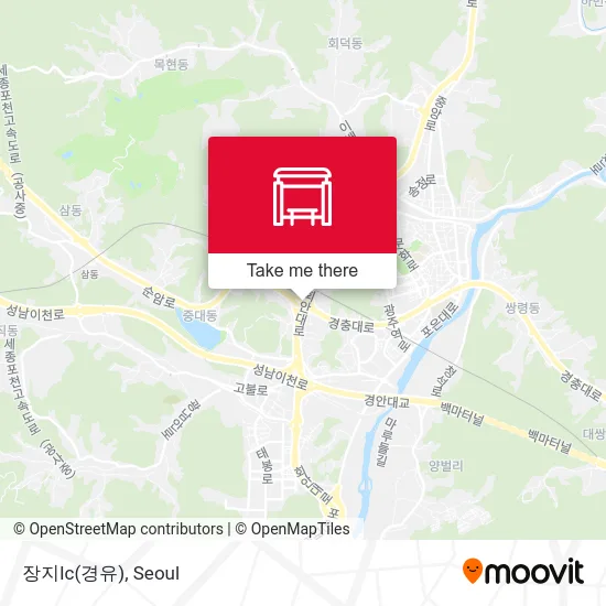 장지Ic(경유) map
