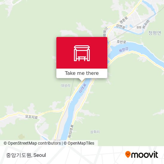 중앙기도원 map