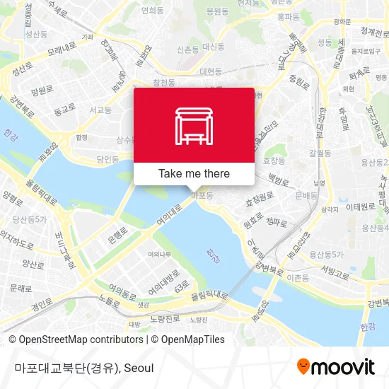 마포대교북단(경유) map