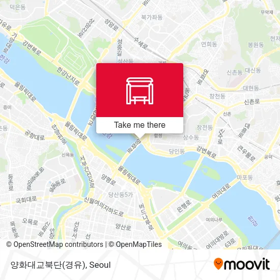 양화대교북단(경유) map