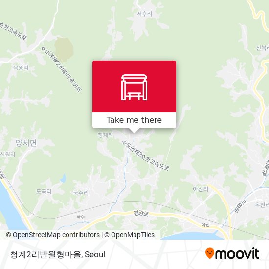 청계2리반월형마을 map