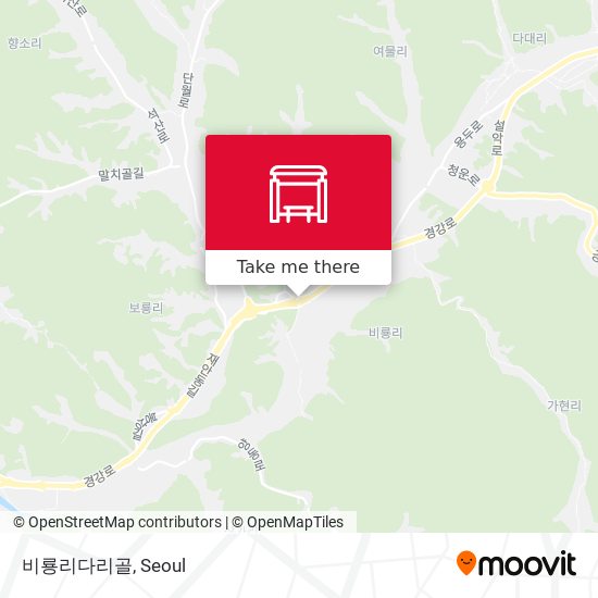 비룡리다리골 map