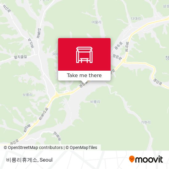 비룡리휴게소 map