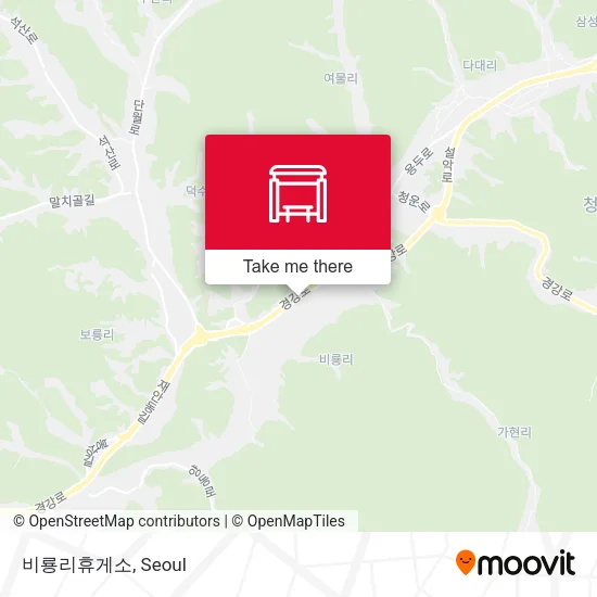 비룡리휴게소 map
