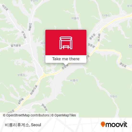 비룡리휴게소 map