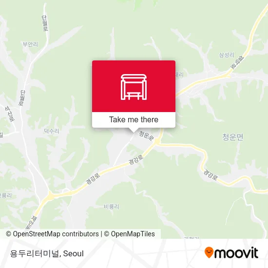 용두리터미널 map
