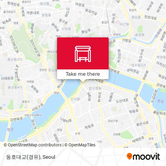 동호대교(경유) map