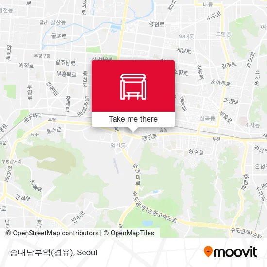 송내남부역(경유) map