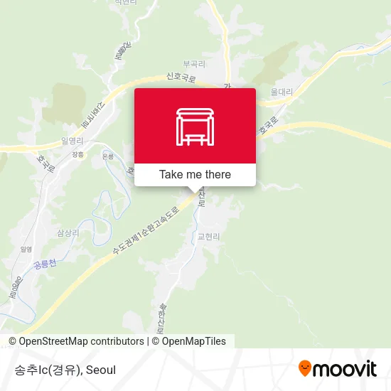송추Ic(경유) map