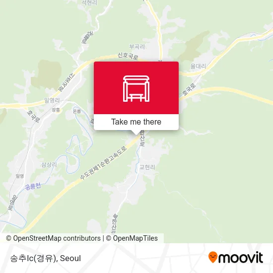 송추Ic(경유) map