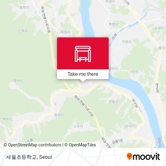 세월초등학교 map