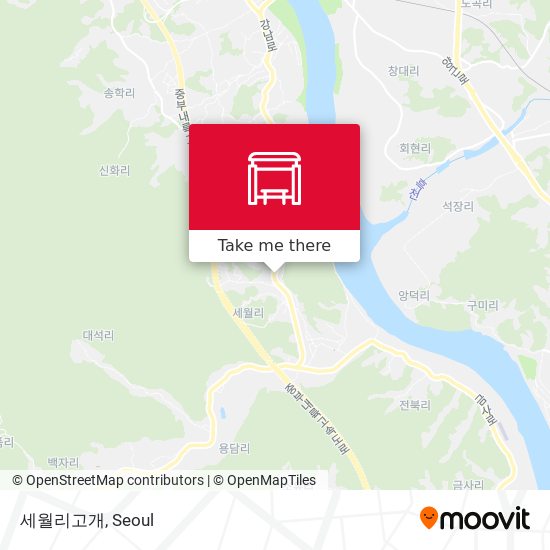 세월리고개 map