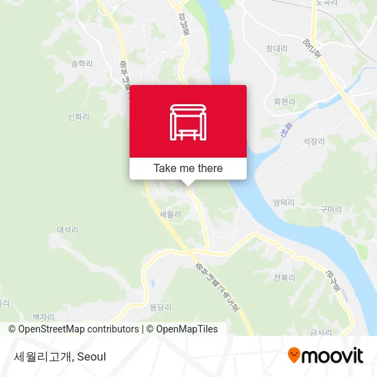 세월리고개 map
