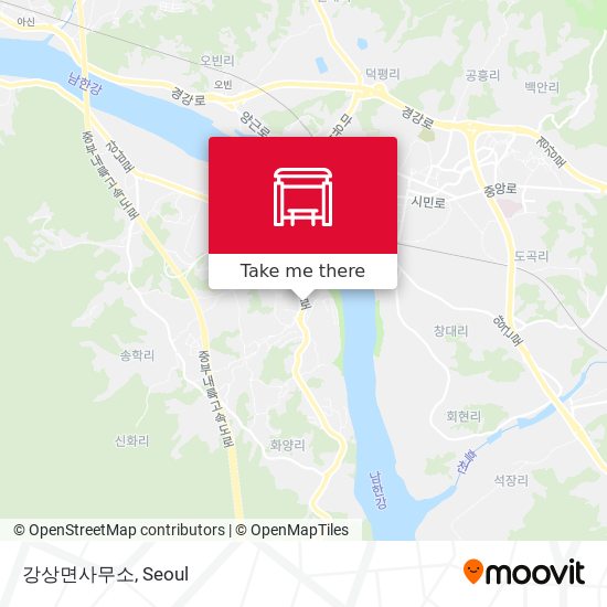 강상면사무소 map