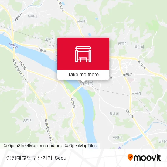 양평대교입구삼거리 map