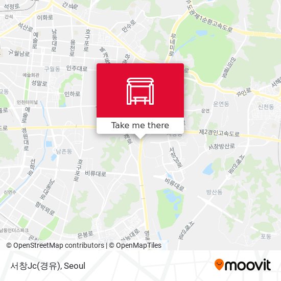 서창Jc(경유) map
